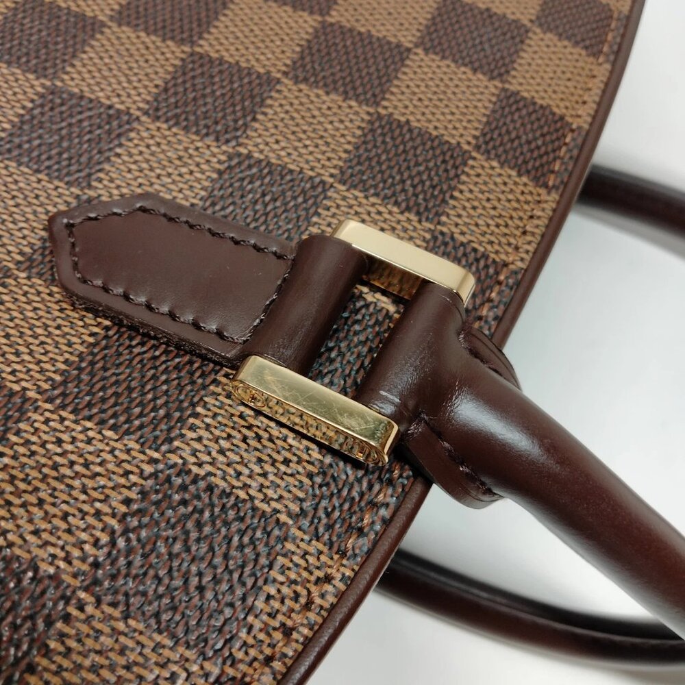 Authentic Louis Vuitton Sarria Damier Ebene Handbag Brown LV Tote Luxury Bag - Picture 7 of 16